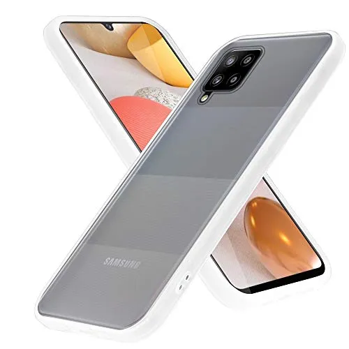 Cadorabo Hülle kompatibel mit Samsung Galaxy A42 5G M42 5G Schutzhülle TPU Silikon Case Hybrid Matt Design Slim Kratzfest Gummi mit Rundumschutz Case Hülle für Galaxy A42 5G M42 5G in Transparent