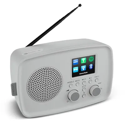 Medion® LIFE Internetradio IRE-1 (MD89318) – Digitalradio mit DAB+ und Bluetooth - Vielseitiges Internetradio mit DAB+ und Bluetooth 5.2 für kabellose Audioübertragung. Kompakt und leistungsstark für den täglichen Musikgenuss.