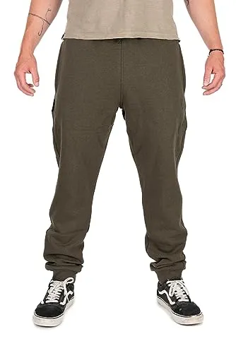 Fox Collection Jogger Green & Black - Anglerhose in Größe XXXL - Sport – Jogginghosen für Herren, ideal für Angler mit elastischem Hüftbund und Sicherheitsverschluss für die Gesäßtasche.