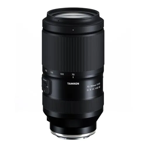 TAMRON 70-180mm F2.8 Di III VC VXD G2 - Hochleistungszoomobjektiv mit VXD-Autofokus und 0,3 m Naheinstellgrenze für beeindruckende Aufnahmen