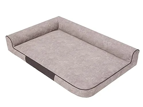 PillowPrim Hundebett Hundeschlafplatz Hundesofa Hundekissen Ruheplatz Hundematratze Hundehütte Hundeplatz Hundekorb Doggybed Hundezubehör Sofa Bett 80x53 cm