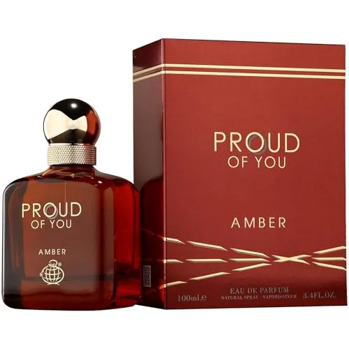 Fragrance World Proud of You Amber EDP 100ml - Exquisite Damen-Duft - Eau de Parfum für Damen mit einem luxuriösen Duftprofil: Erleben Sie die harmonische Kombination aus Lavendel, Amber und Vanille für einen unvergesslichen Eindruck.