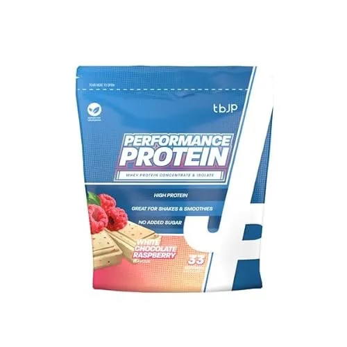 Trained by JP Performance Protein, White Chocolate Raspberry - 1000g