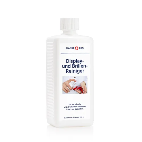 HANSE PRO Brillen-Reiniger, 500 ml I Displayreiniger I Brillen-Spray I Pflege
