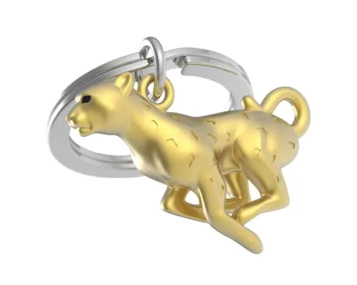 Meta[l]morphose MetallmorPHOSE Schlüsselanhänger Guepard Gold matt – MTM272-01