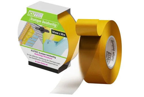 ICUTEC Klebeband Icutape beidseitig 50 m x 5 cm