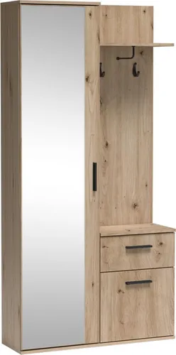 MEBLINI Garderobenschrank Flur mit Spiegel