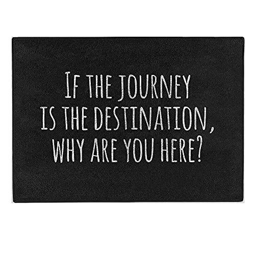 Pechkeks Misfortune Cookies Doormat ''Why Are You here?'', 70 x 50 cm, Black