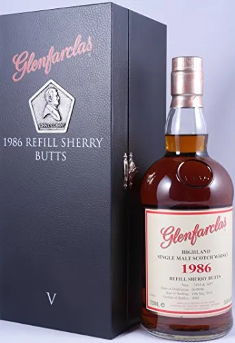 Glenfarclas 1986 30 Years 5. Edition Refill Sherry Butts Single Malt Scotch Whisky Cask Strength 53,8% aus der limited Six Generations Serie