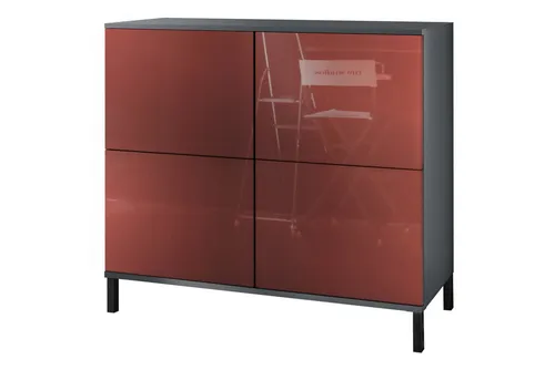 Vladon Kommode Rova V3 in rot von Vladon