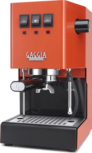 Gaggia Classic Evo orange RI948119 - Siebträgermaschine, stilvolles Design in Orange und hervorragende Espresso-Qualität