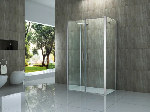 U-Duschkabine ROMO 120 x 90 cm