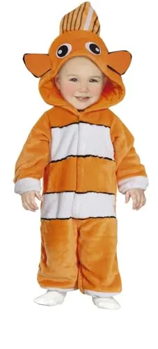 Kleiner Clownfisch Babykostüm - Baby 18-24 Monate - Kostüme für unvergessliche Feiern! Das Kleine Clownfisch Babykostüm sorgt für Spaß und gute Laune auf jeder Party und ist perfekt für Karneval, Halloween und Geburtstagsfeiern.