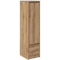 vidaXL Highboard Artisan-Eiche 29,5x34x119,5 cm - TV-Halterung mit attraktivem Design und praktischem Stauraum. Ideal für dein Zuhause, bietet reichlich Platz für Geschirr und ist pflegeleicht dank glatter Oberfläche.