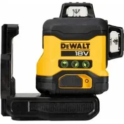 DEWALT 18 Volt Akku-Multilinienlaser 3x360° - Basisversion DCLE34031N-XJ - Messgeräte: 3x360° selbst nivellierende Linien für präzise Ausrichtung, grüne Laserdiode für optimale Sichtbarkeit, kompakt und IP54 geschützt – ideal für Baustellen.