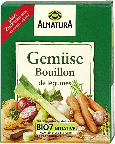 Alnatura Bio Gemüse Bouillon Würfel, 6 Würfel, 66g