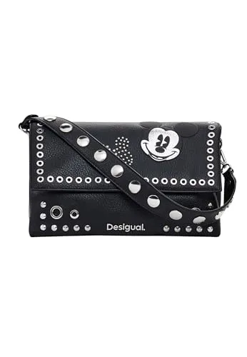 Desigual Damen Venecia 2 Bag_Mickey Rock VENEDIA 2, Schwarz von Desigual