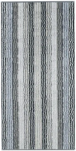 Cawö Handtuch UNIQUE Streifen BL 50x100 cm grau Handtücher in grau von Cawö