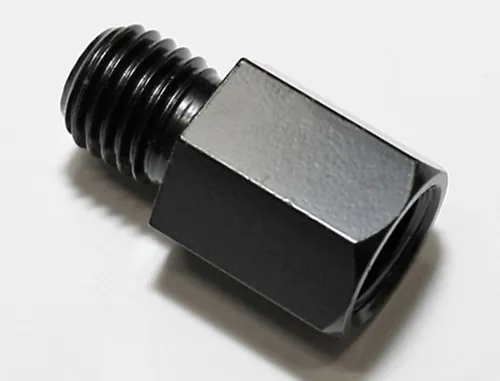 HIGHSIDER Universal-Adapter für Verkleidungsspiegel, 76 mm, schwarz eloxiert