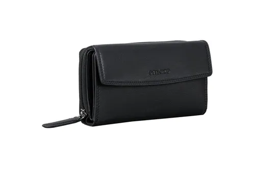 STILORD 'Alea' Leder Geldbörse Damen Groß mit RFID Schutz - Damen-Geldbörsen mit hochwertigem Echtleder und RFID/NFC Schutz. Viel Stauraum mit 17 Kartenfächern und stilvollem Vintage Design – das perfekte Geschenk für modebewusste Frauen!