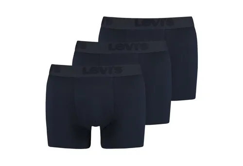 Levi's® Boxershorts LEVIS MEN PREMIUM BOXER BRIEF 3P - Boxer anliegend, 3er Pack aus hochwertigem Baumwollstretch für maximalen Komfort und perfekten Sitz dank ergonomischem Beutel und Elastikbund.