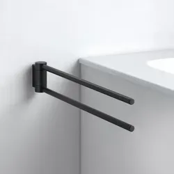 Keuco Plan Black Selection Handtuchhalter 2-tlg. von KEUCO