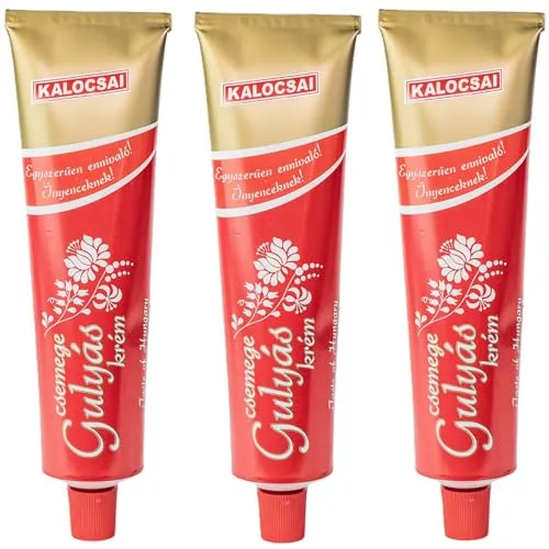 Kalocsai Gulaschcreme Mild 3er Pack – Original Ungarische Gulaschpaste