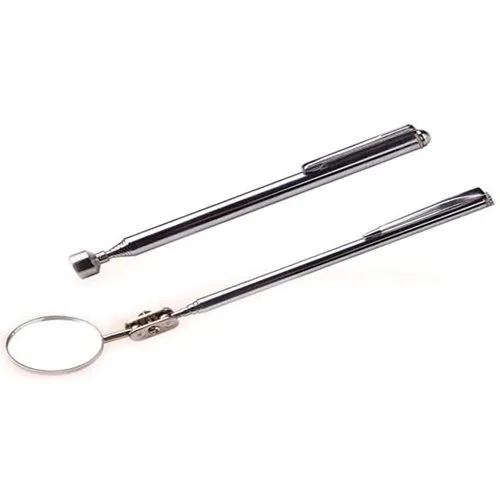 Teleskop Magnetheber/Magnetgreifer/Magnetstab/Magnetstift und Inspektionsspiegel Überwachungsspiegel Kontrollspiegel