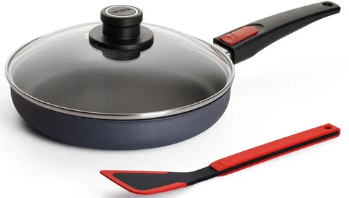 WOLL MADE IN GERMANY Bratpfanne Diamond Lite Set, 3-tlg - Induktionspfanne aus Aluminium mit fünflagiger Diamant-Versiegelung, abnehmbaren Stiel und spülmaschinenfest – ideal für gesundes Kochen.