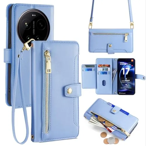 betterfon Handyhülle mit Portemonnaie für Xiaomi 17 Ultra