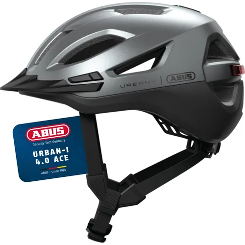 Abus Helm Urban-i 4.0 Ace Graphitsilber M 54-58cm
