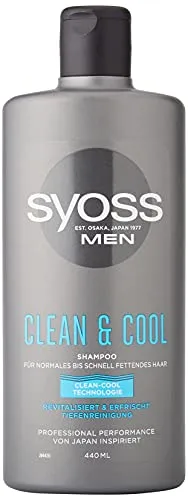 SYOSS Shampoo Men Clean & Cool, 440 ml von Syoss