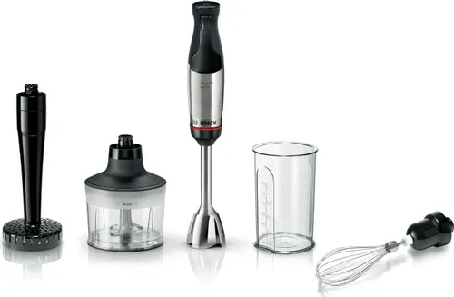 Stabmixer 1000 W Serie 6 MSM6M633 ErgoMaster aus Edelstahl - Hand- & Stabmixer mit 1000 W Leistung, ergonomischem Design und langlebigem Edelstahl für müheloses Mixen und Pürieren.