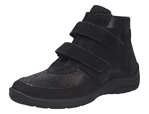 Waldläufer Hesna Damen Stiefel, Größe: 37 EU - Wanderschuhe für Damen mit stufenlos verstellbarem 3-fach Klettverschluss und hochwertigem Leder, ideal für Komfort und Halt auf Wanderungen.