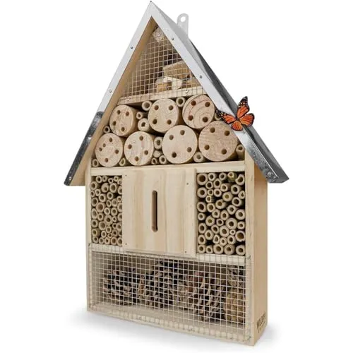 WILDLIFE FRIEND Großes Insektenhotel 39 x 23 cm von WILDLIFE FRIEND