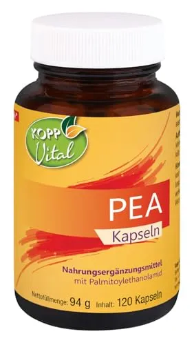 Produktbild KOPP Vital® PEA Palmitoylethanolamid | 60 Kapseln | 94 g | höchste Reinheit | ohne Zusatzstoffe | flexible Dosierung | Reinheitsgrad 99,23 Prozent | ohne Gentechnik (120 Kapseln)