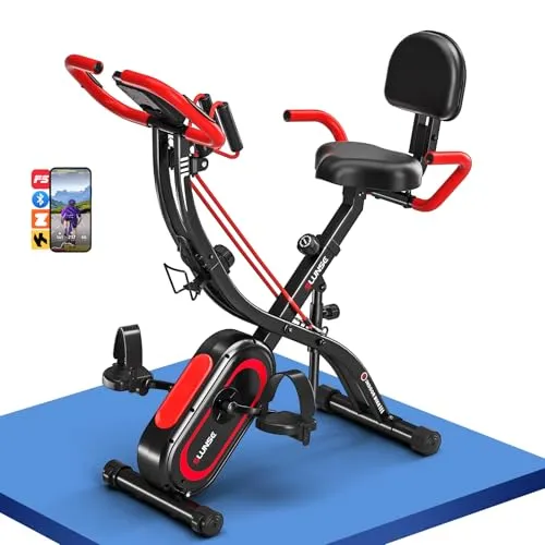 SLUNSE 5-in-1 Klappbarer Heimtrainer mit App-Unterstützung