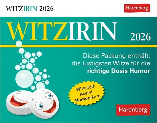 Witzirin Tagesabreißkalender 2026 von Harenberg
