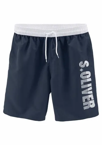 Badeshorts S.OLIVER Herren XL, Langgröße, Blau - Herren-Bademode in Langgröße mit weicher Microfaser, elastischem Bund und praktischen Taschen. Ideal für den Strand oder das Schwimmbad.