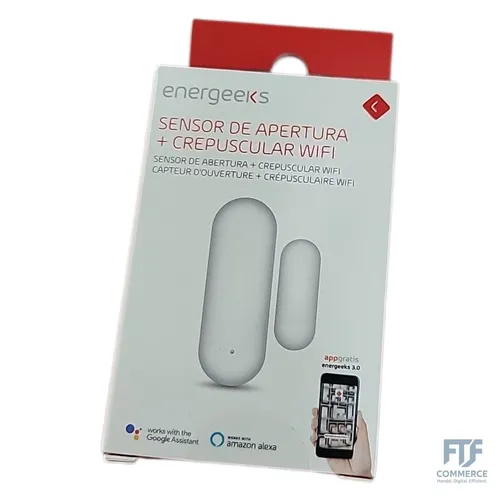 Opening sensor + twilight sensor Wifi Battery operated Low battery warning