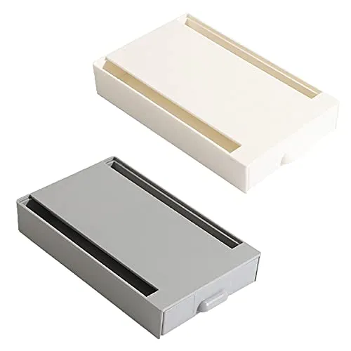 Srcasy 2 Stück Selbstklebende Schublade Schreibtisch Unterbau, Versteckter Schreibtisch Organizer, Schubladen Unter Dem Tisch, Für Klassenzimmer Und Zuhause Organizer Für Büro Und Heimgebrauch
