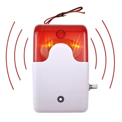 Taikuwu 12V Blitzsirene mit 110dB Alarm