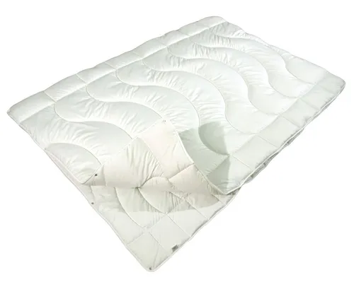 Sympathica Microfaser Feinbatist Kombi-Steppbett 155x220 cm - Bettdecken für jede Jahreszeit, 2-teilig mit Sommer- und Übergangsdecke. Hypoallergen, pflegeleicht und für ein trockenes Schlafklima dank schneller Feuchtigkeitsaufnahme.