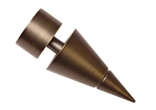 Gardinia Endknopf, Metall, Bronze, 0.1, 2, 30512, ø 25 mm von GARDINIA