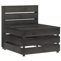 vidaXL Kiefernholz Imprägniert Garten Mittelsofa - Gartenmöbel aus imprägniertem Kiefernholz, robust und verrottungsfest, ideal für entspannte Stunden im Freien. Modular anpassbar für dein individuelles Lounge-Set.