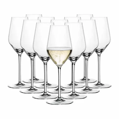 Champagnerglas Style von Spiegelau - 310ml, 12er Karton - Elegantes Champagnerglas aus brillanten Kristallglas, ideal für reife Champagner- und Sektsorten. Mit breitem Kelch für optimale Entfaltung und weniger Schaum. Perfekt für besondere Anlässe!