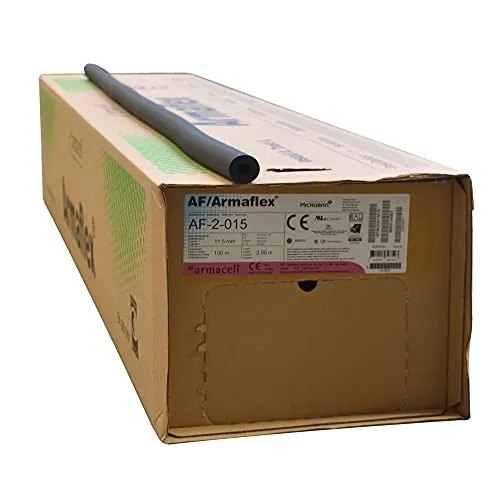 AF/Armaflex Armacell Kälte Kautschuk Isolierung AF2 - 2m Stange (Kautschuk, 15 mm Rohr x 11,5 mm Isolierstärke)