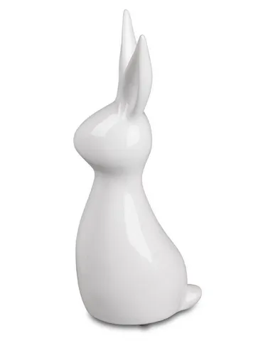 formano Dekofigur Osterzeit, Höhe: 28cm, Farbe: Weiß, Motiv: Hase