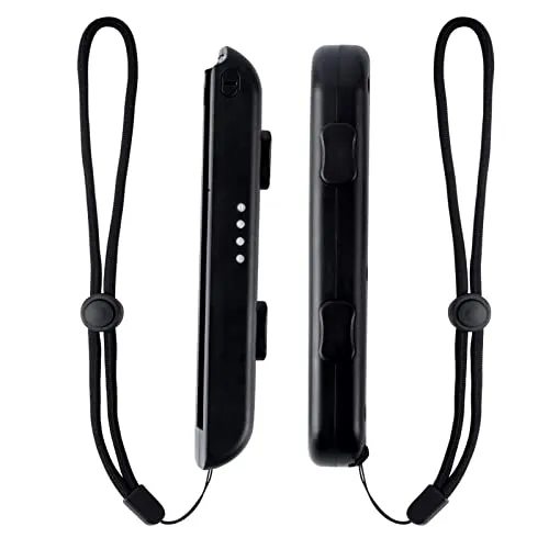 AYNKH 1 Paar Schalter Gamepad Riemen mit automatischem Schloss, schwarzes verstellbares Controller Armband, tragbares Ersatz Zubehör für Switch-Spiel