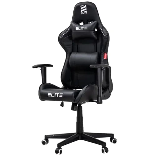 ELITE Gaming Stuhl MG200 Destiny | Ergonomischer Racing Gaming-Stuhl mit LED-Beleuchtung - Gaming-Stuhl mit ergonomischer Sitzform, stufenloser Wippmechanik und bis zu 90 Grad Liegefunktion. Verfügbar in verschiedenen Farben, ideal für Gamer und Home Office.